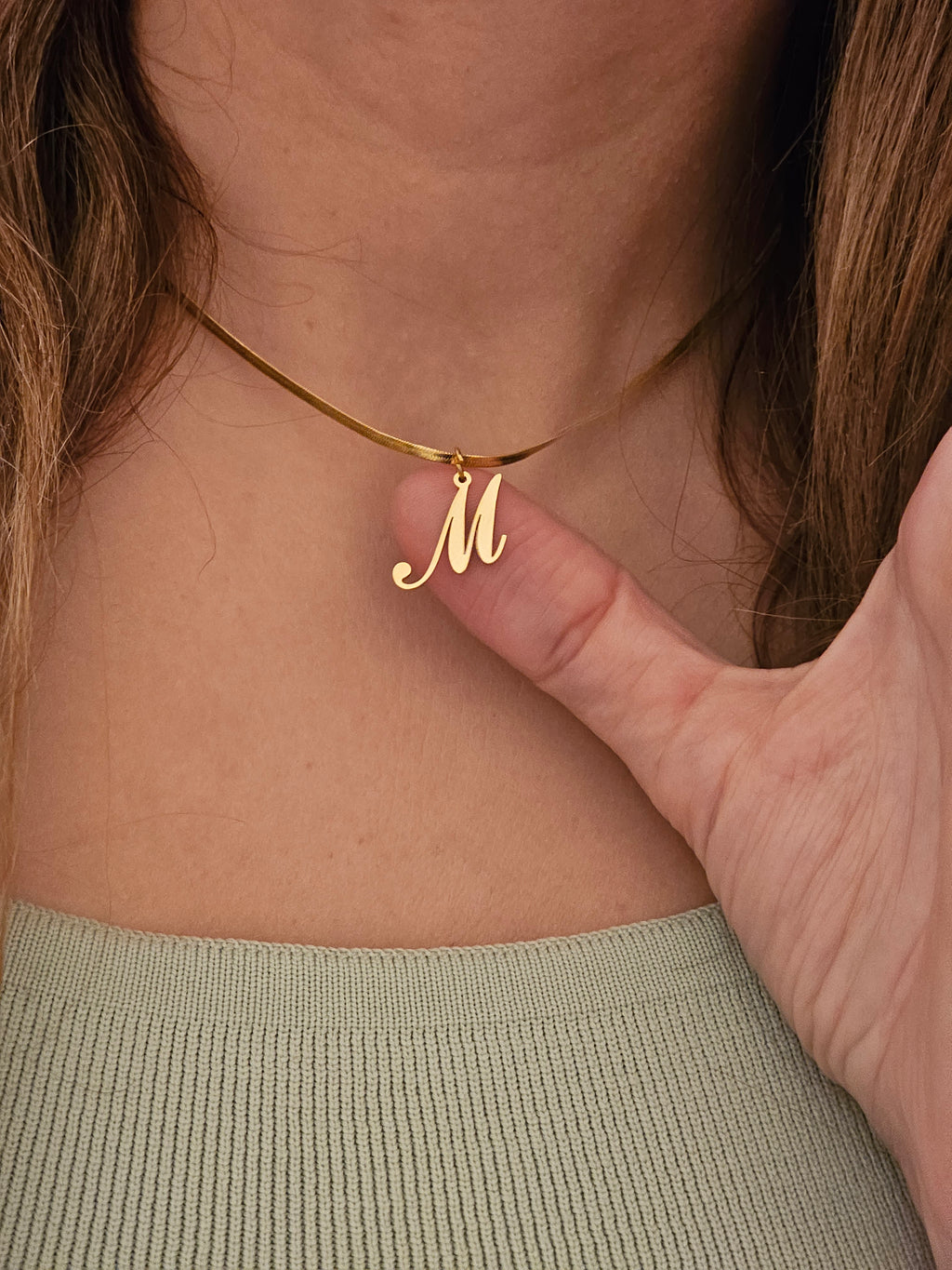 Script Name Necklace, Personalized Gold Name Necklace