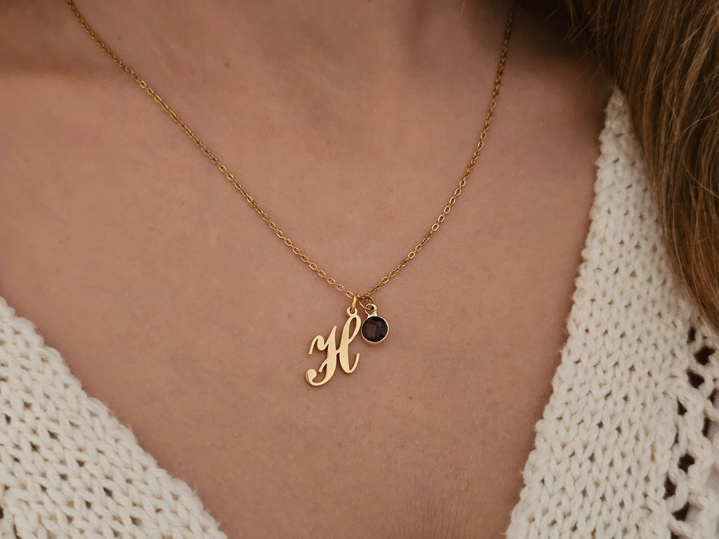 Script Name Necklace, Personalized Gold Name Necklace