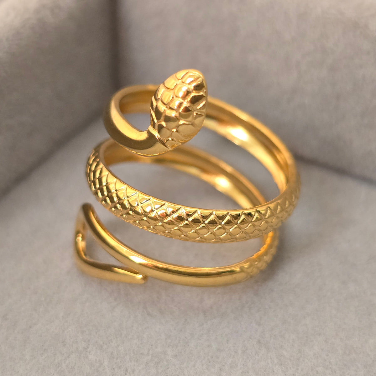 Adjustable Snake Ring