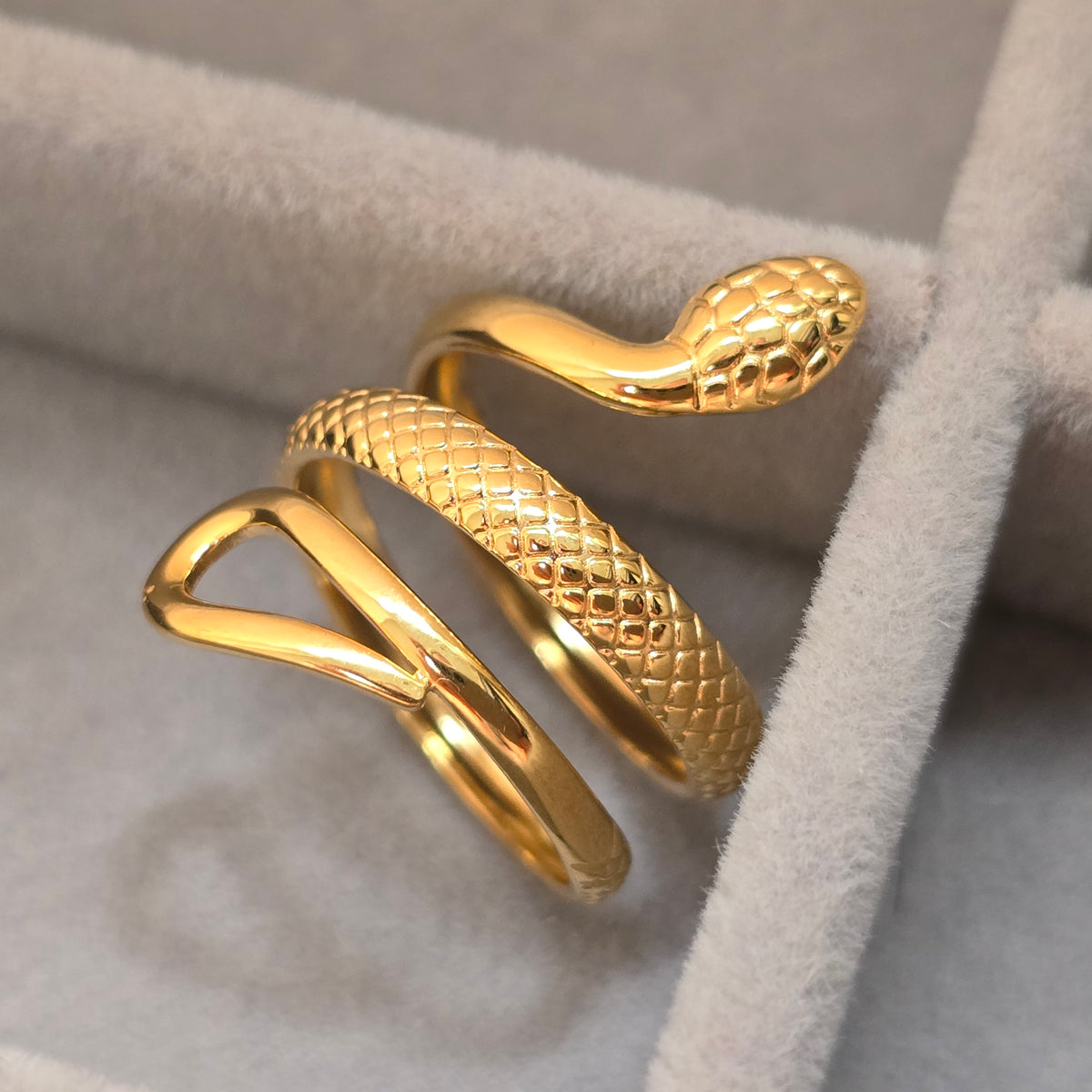 Adjustable Snake Ring
