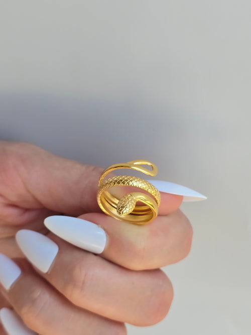 Adjustable Snake Ring