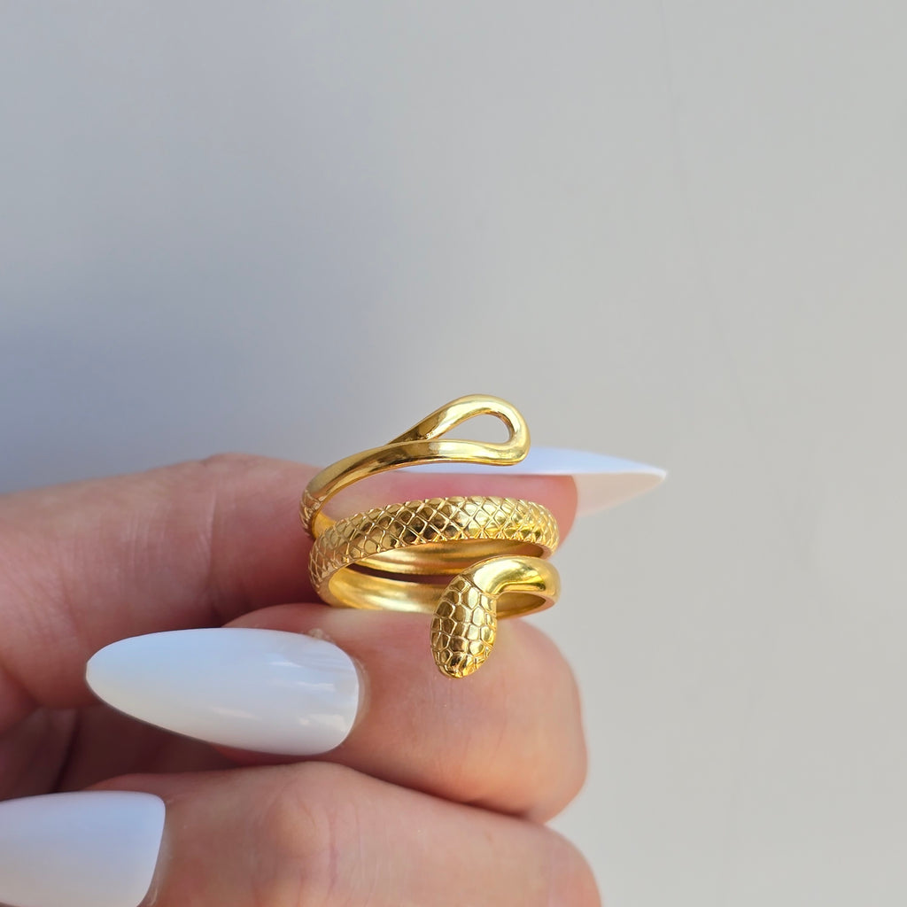 Adjustable Snake Ring
