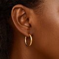 Medium Simple Hoop Earrings