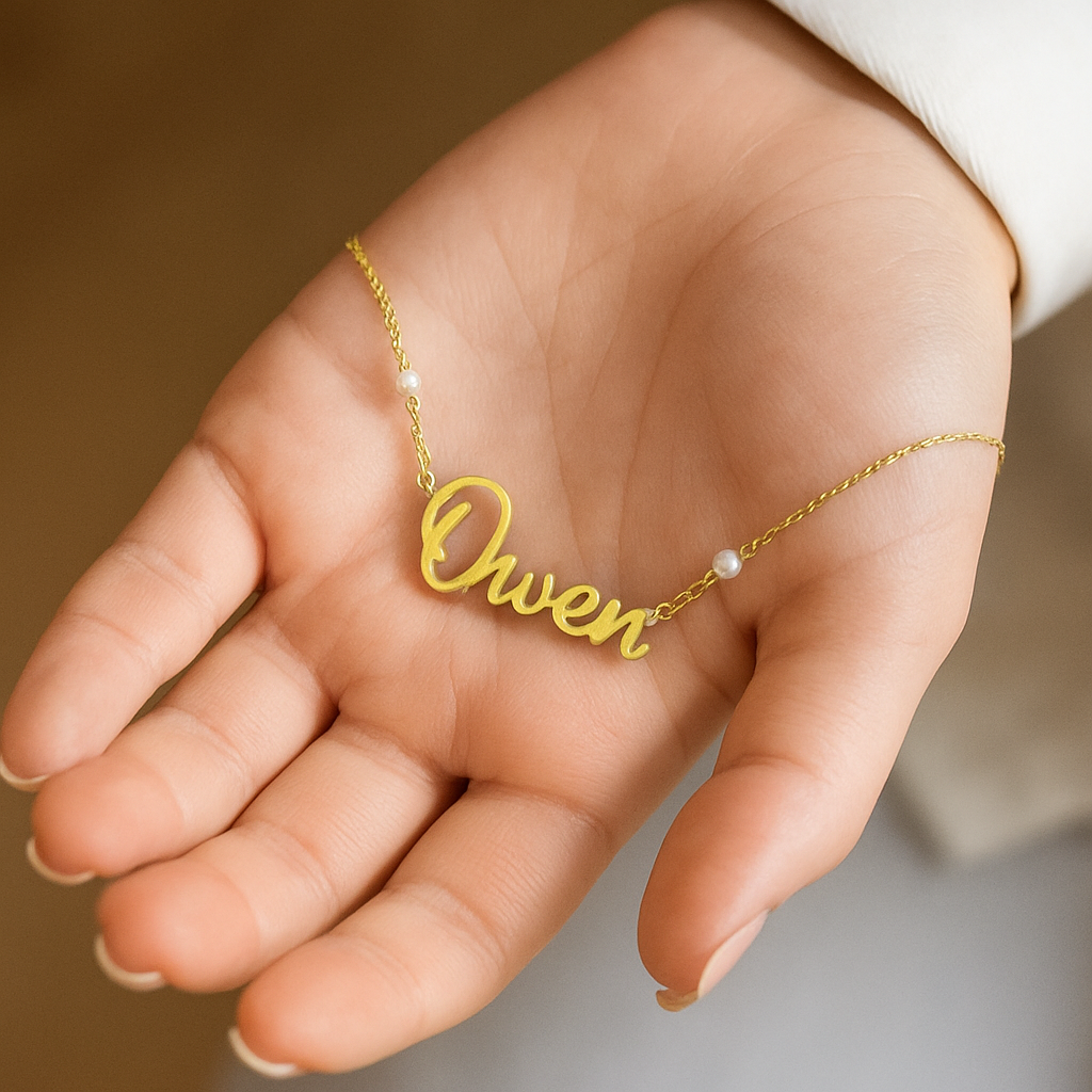 Custom Name Necklace: Personalized Jewelry Gift