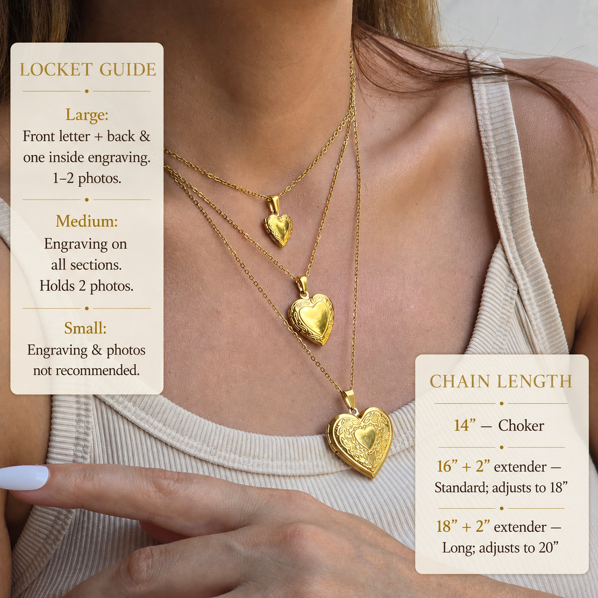 Personalized Gold Heart Locket Necklace, 18K Gold Filled Photo Locket, Engraved Heart Necklace, Dainty Keepsake Jewelry, Gift for Her